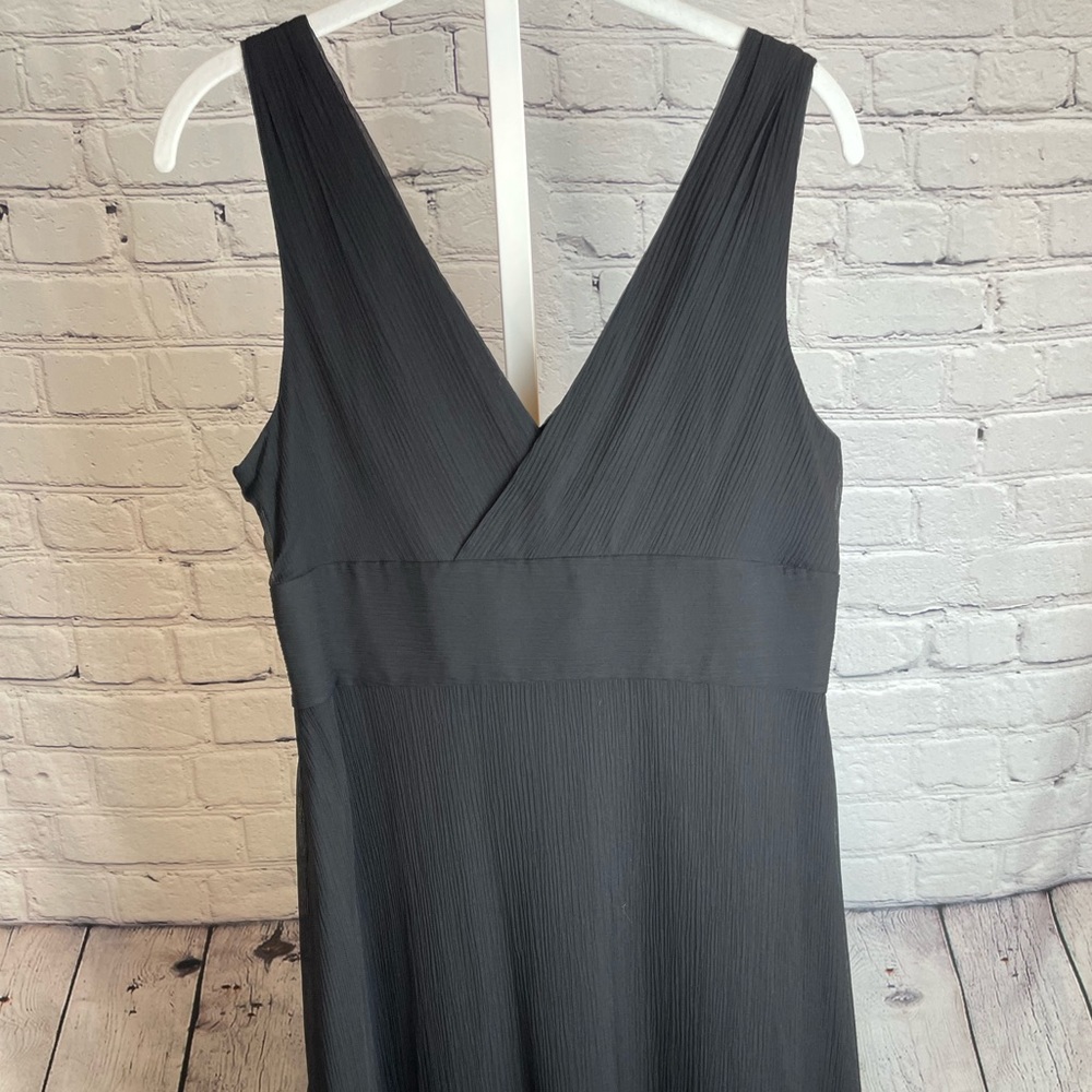 J.Crew NWT vintage black chiffon silk size 14 dress (see note in description)